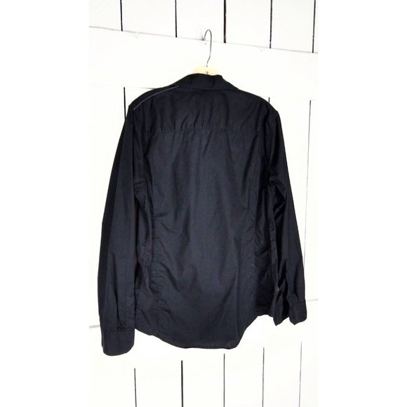 Vintage 90s mens Guess black long sleeve button down shirt - Picture 4 of 4